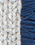 GRIS, FRANGE BLEUE