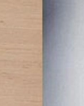 LIGHT WOOD/CHROME