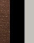 DARK WOOD/CHROME