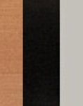 LIGHT WOOD/CHROME/BLACK