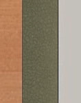 HELLES HOLZ/CHROM/GRÜN