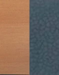 LIGHT WOOD/CHROME/LIGHT BLUE