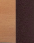 LIGHT WOOD/CHROME/BROWN