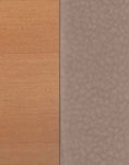 LIGHT WOOD/CHROME/BROWN