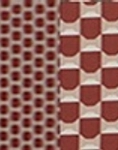 PLASTICS OUTDOOR LIBERTY 2 Posti + 1 Pouf Obi Check KARBA206296OR