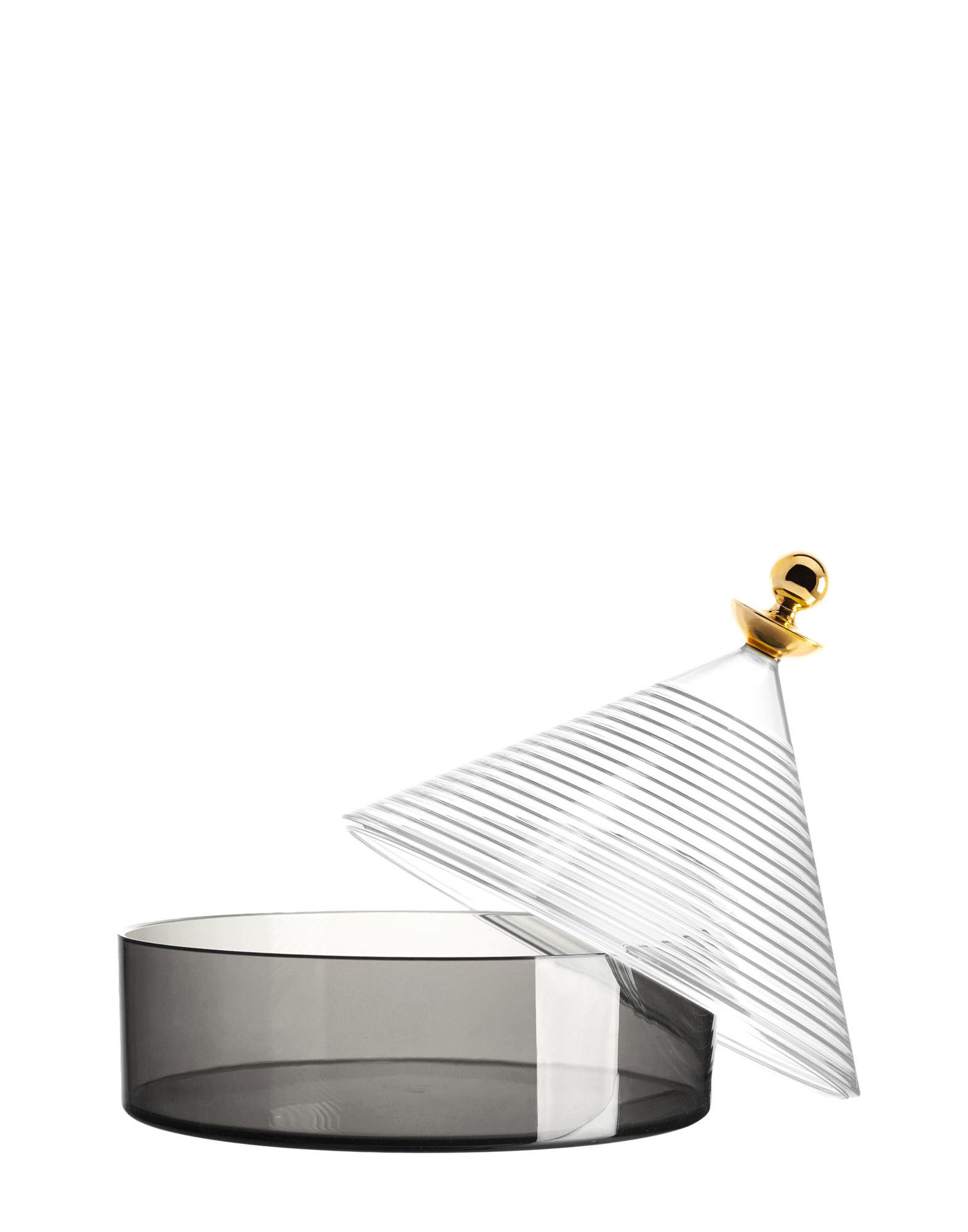 Kartell Centrepiece TRULLO CRYSTAL/FUME | Kartell