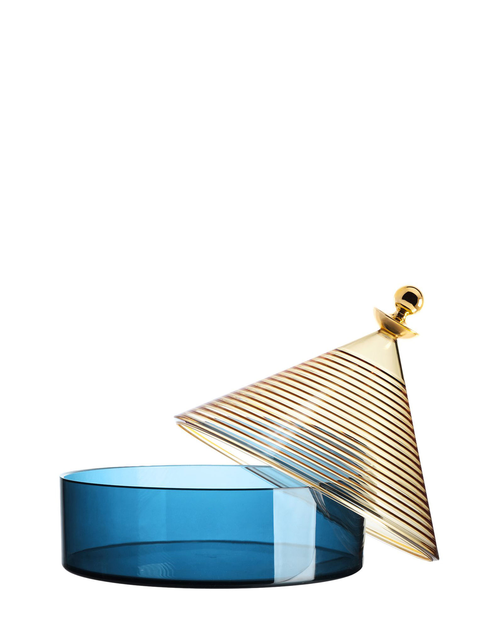 【新品未使用】Kartell TRULLO トゥルッロ イエロー／ブルー Kartell Centrepiece TRULLO YELLOW/BLUE | Kartell