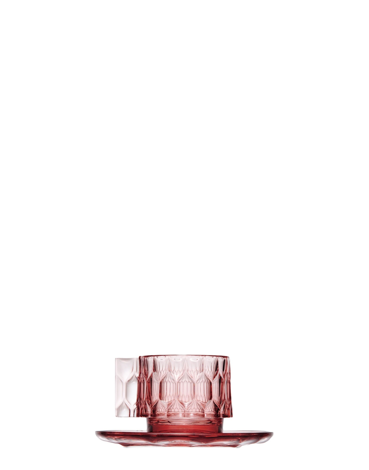 Kartell ジェリーベース ピンク Kartell Plates & Espresso Set JELLIES FAMILY (4 COFFEE CUPS) PINK
