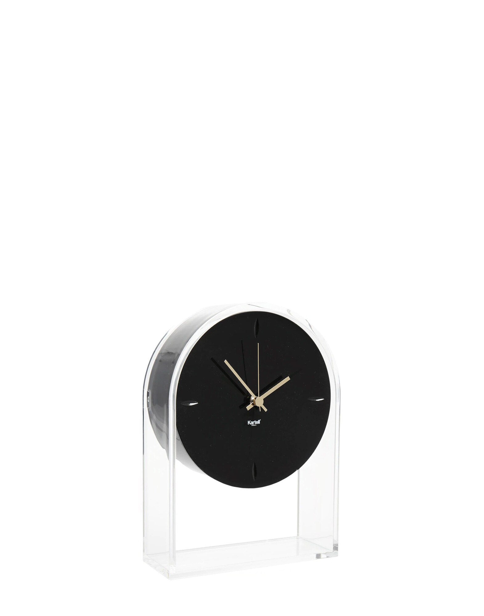 Kartell Clocks AIR DU TEMPS CRYSTAL/BLACK | Kartell