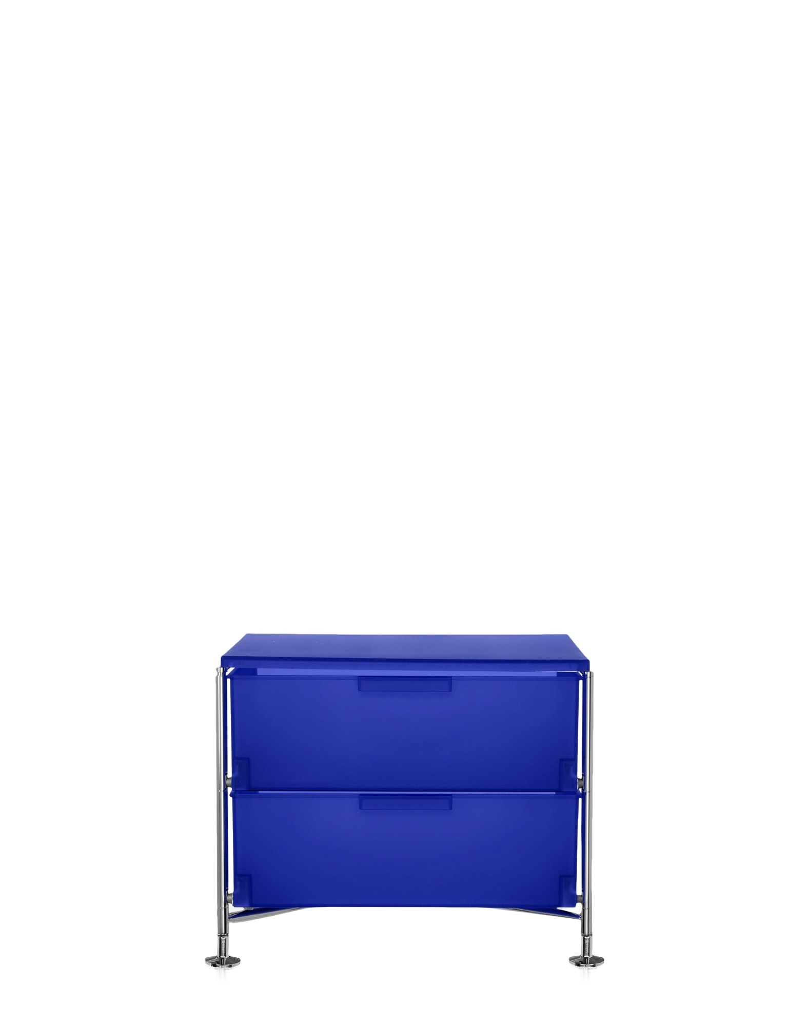 Kartell Mobil MOBIL 2 drawers with feet COBALT BLUE | Kartell