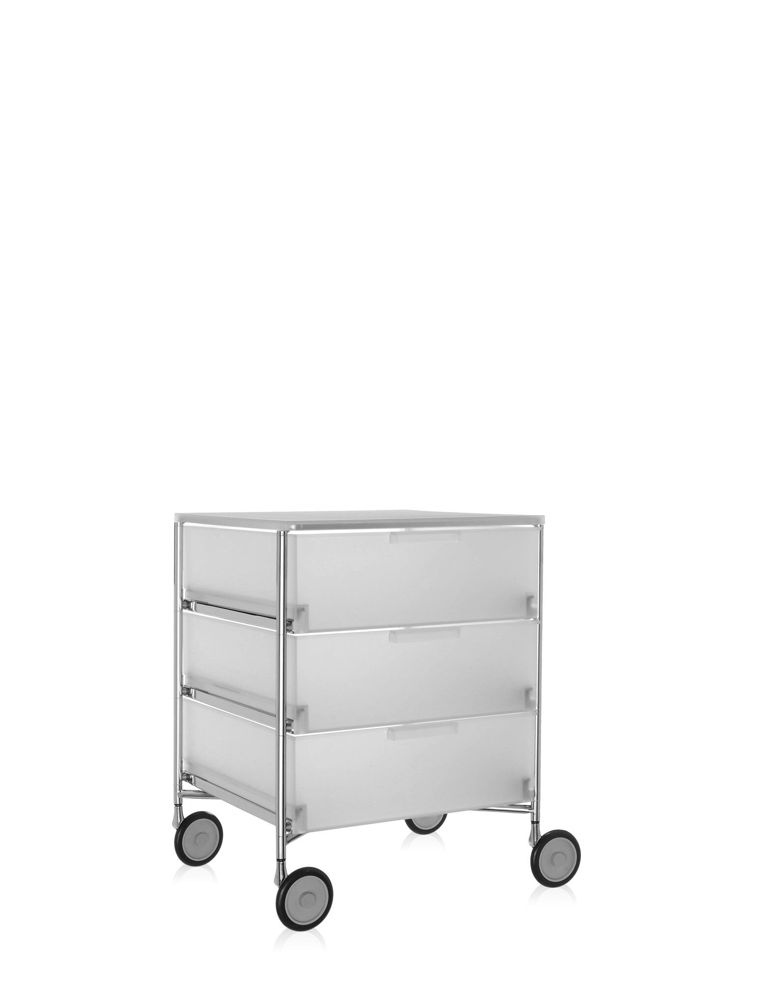 Kartell Mobil MOBIL 3 drawers with wheels ICE | Kartell