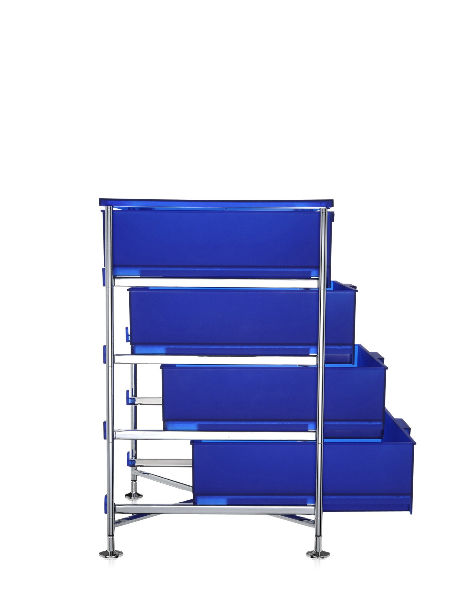 Kartell Mobil MOBIL 4 drawers with feet COBALT BLUE | Kartell
