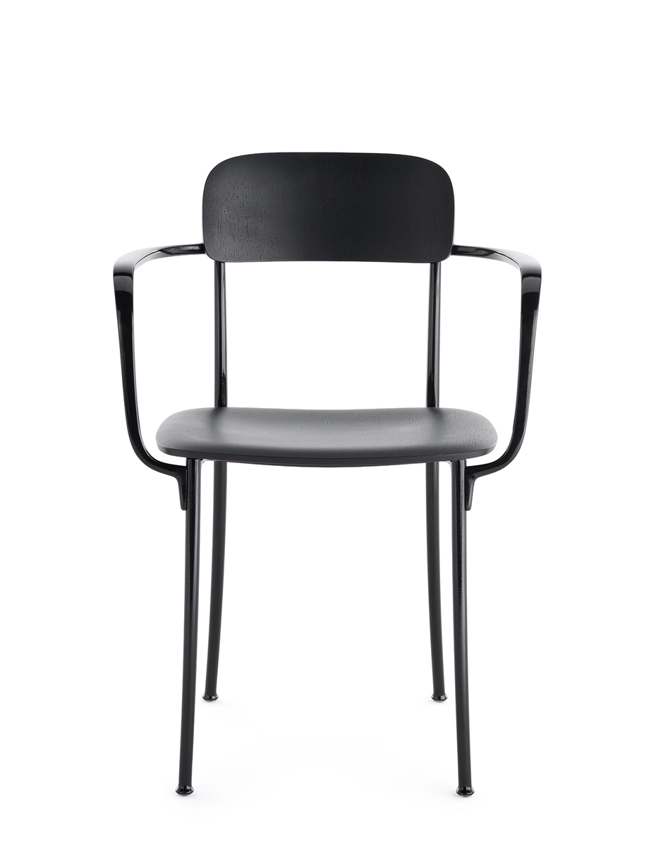 Kartell SAVOIA Small Wooden Armchair DARK WOOD/ANTHRACITE KAR02406SA
