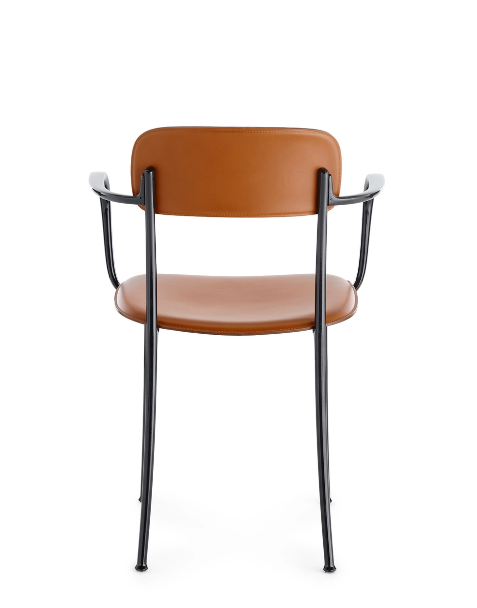 Kartell SAVOIA Kleiner Ledersessel LEDER/ANTHRAZIT KAR02408TA_3