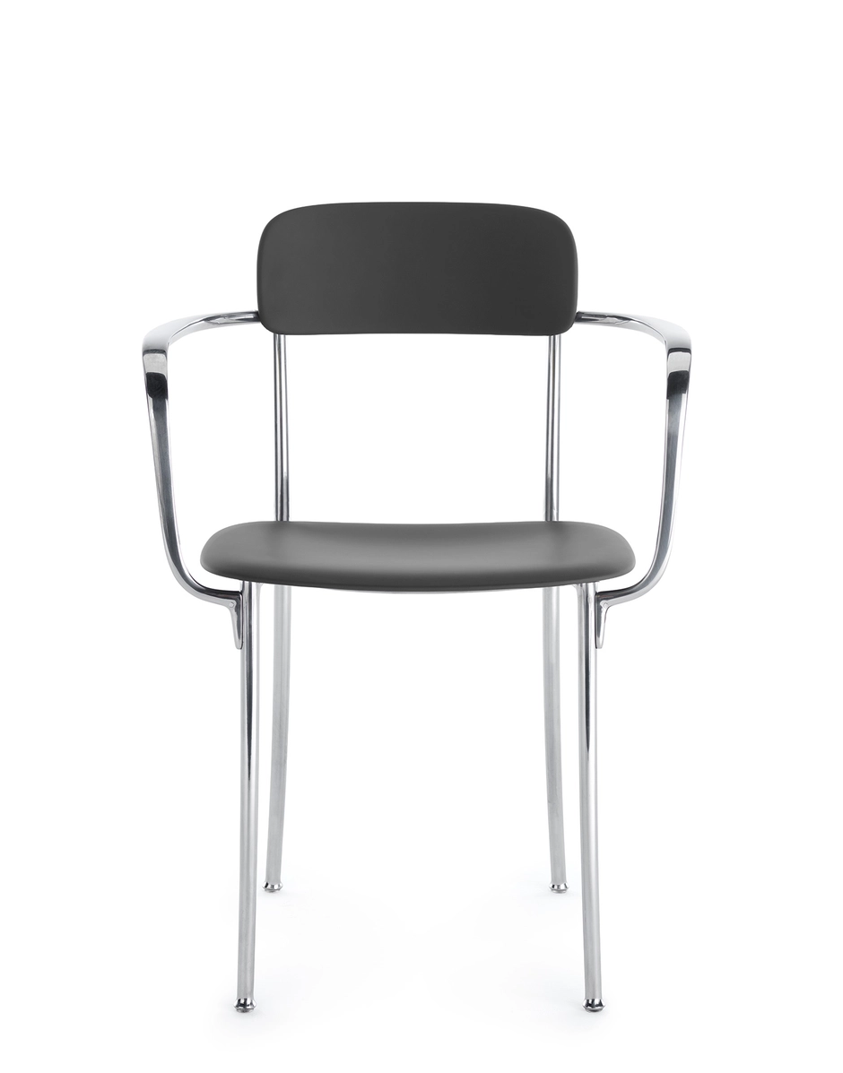 Kartell SAVOIA Small Armchair - aluminium frame ANTHRACITE KAR02807AN