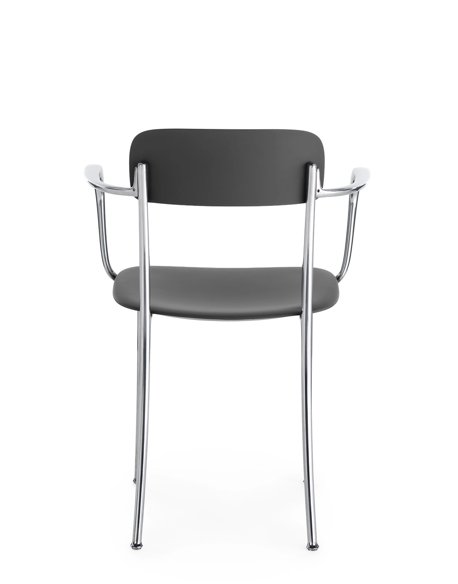 Kartell SAVOIA Small Armchair - aluminium frame ANTHRACITE KAR02807AN_3