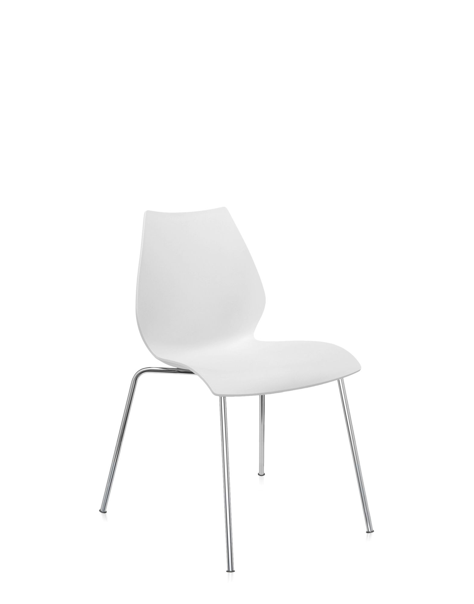 Kartell Chairs MAUI (2 chairs) ZINC WHITE | Kartell
