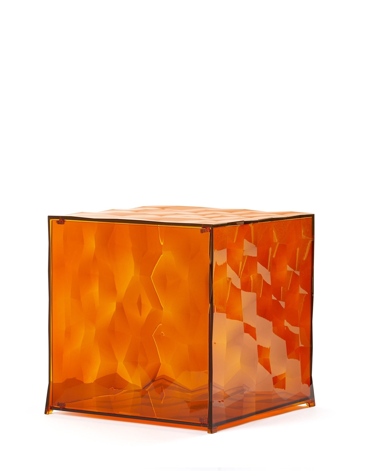 その他 KARTELL MATELASSE Container Amber Kartell Vases & Maxi Vases MATELASSE' AMBER | Kartell