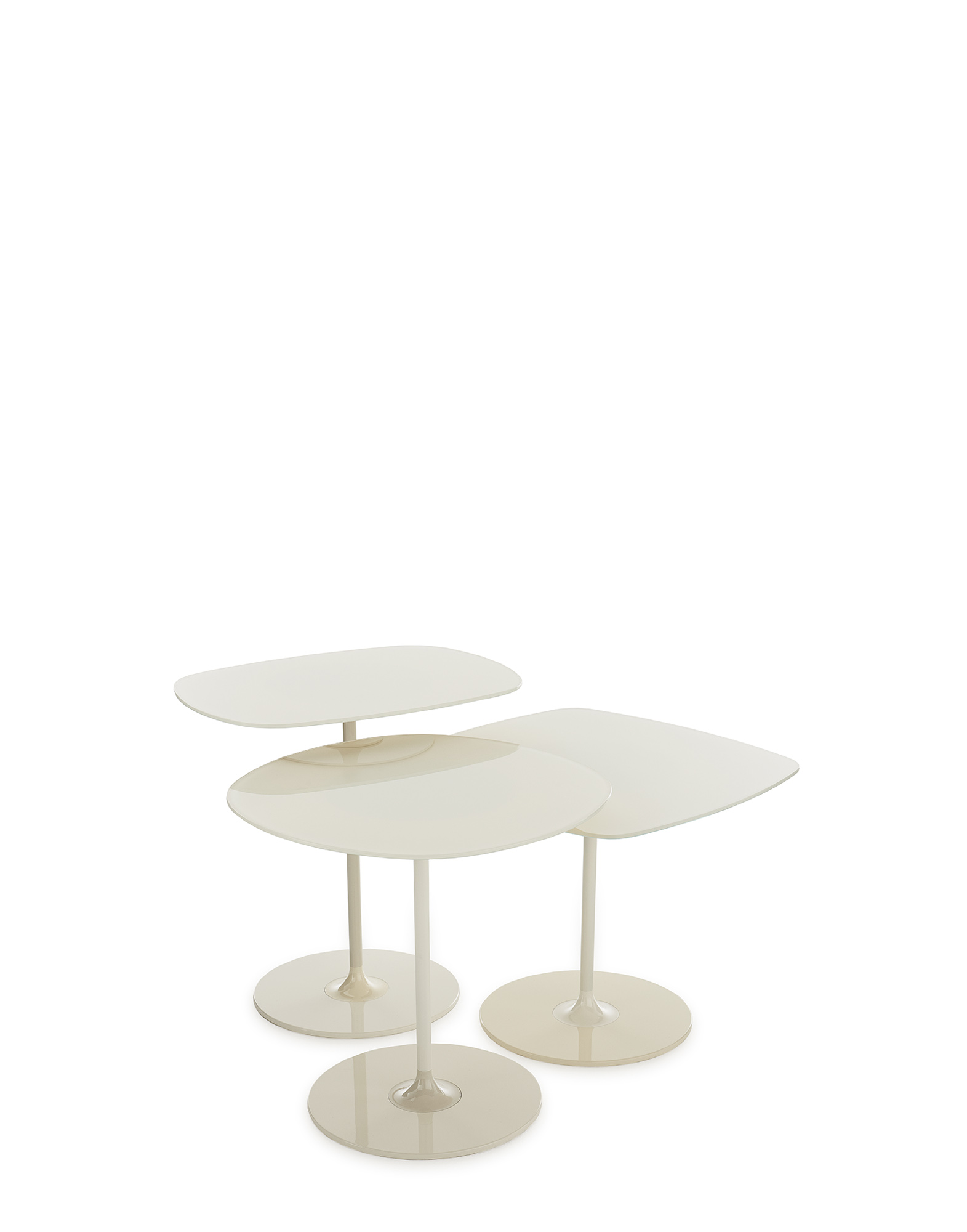 Kartell Coffee Tables THIERRY Outdoor BIANCO | Kartell