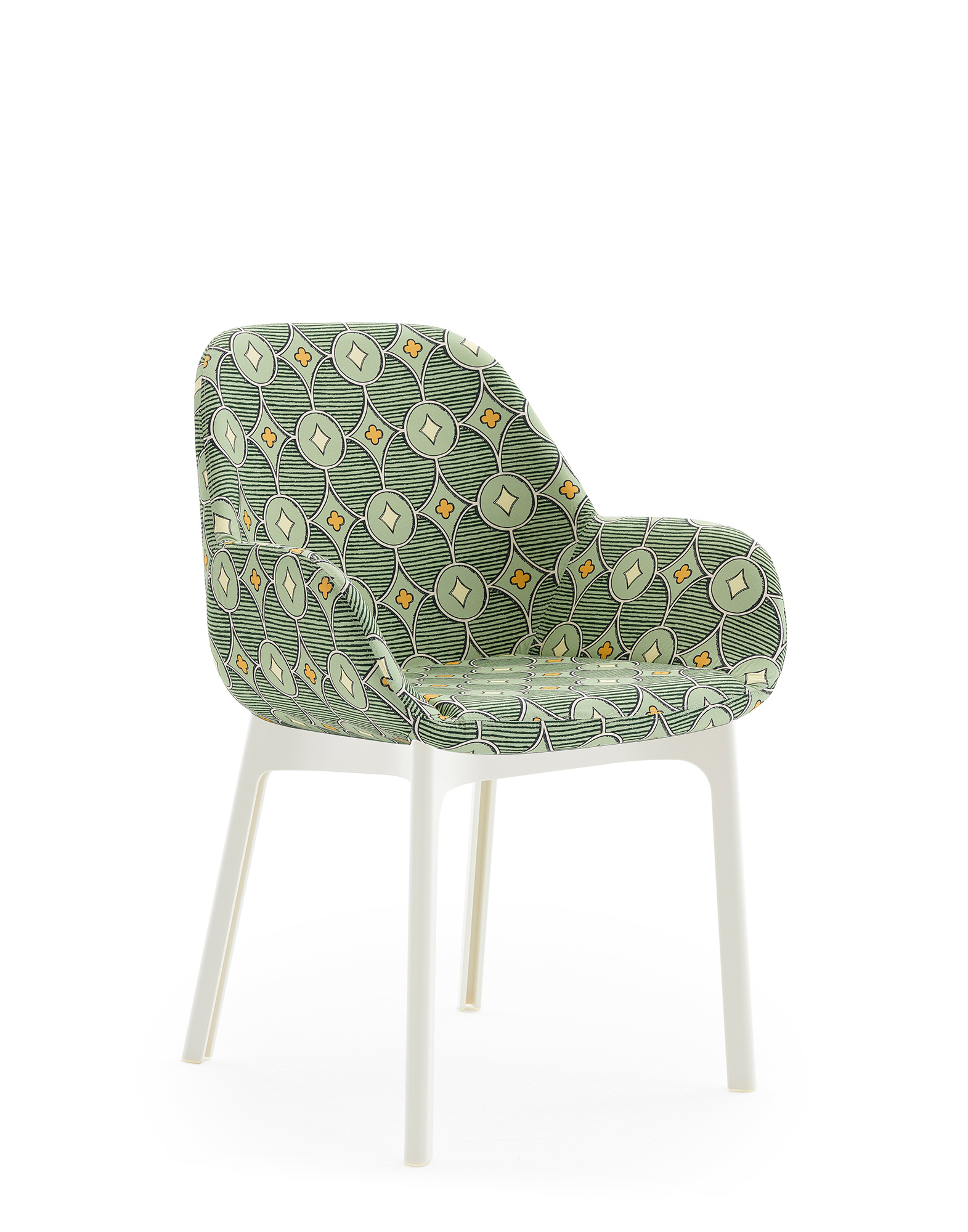 Kartell Small Armchairs CLAP RUBELLI PISTACHIO | Kartell