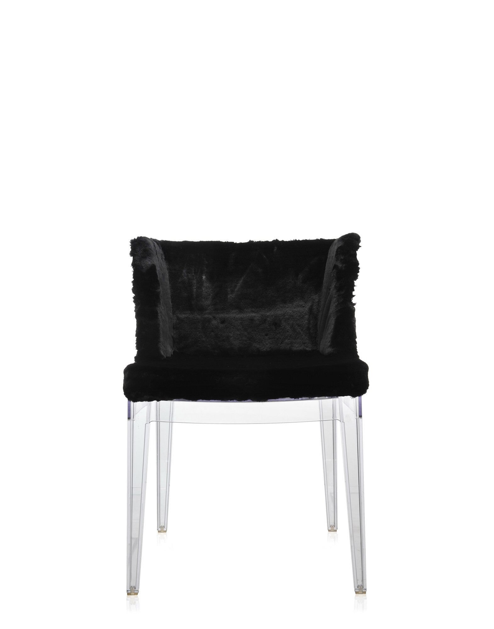 Kartell Small Armchairs MADEMOISELLE KRAVITZ FAUX-FUR WOVEN FABRIC