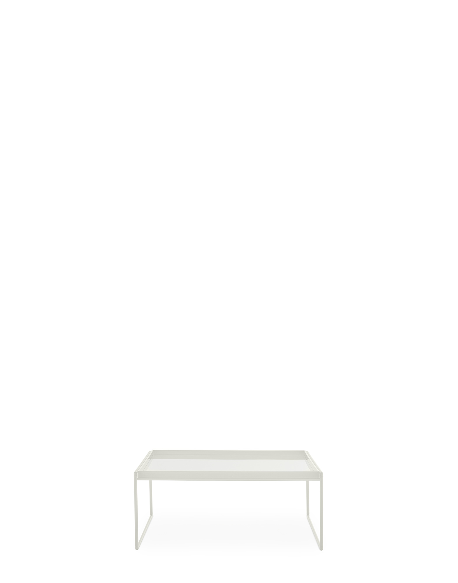 Kartell Coffee Tables TRAYS 80 cm x 80 cm WHITE LACQUERED | Kartell