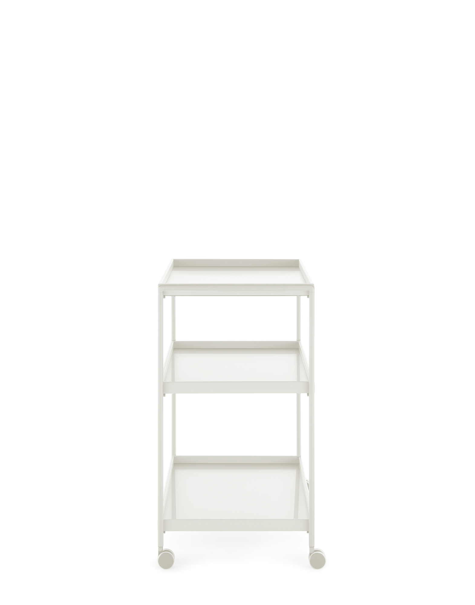 Kartell Trolleys TRAYS 80 cm x 40 cm WHITE LACQUERED | Kartell