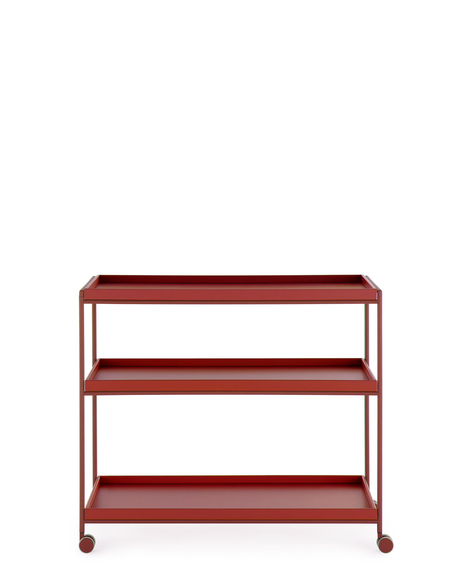 ヴィンテージ　Kartell 赤いトレー 8490 Made in Italy Trolleys | Kartell