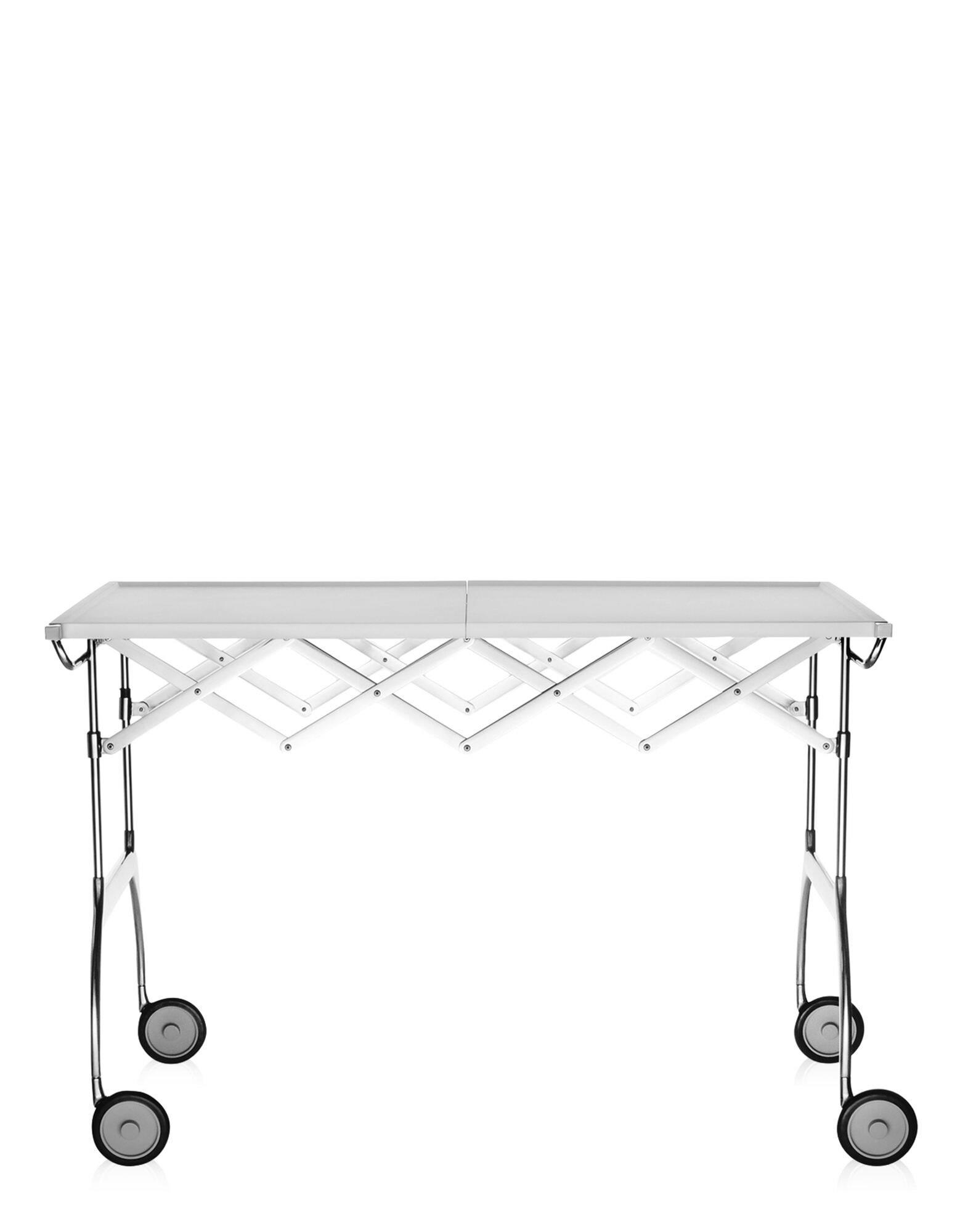 Kartell Trolleys BATTISTA METALLIZED CREAM | Kartell