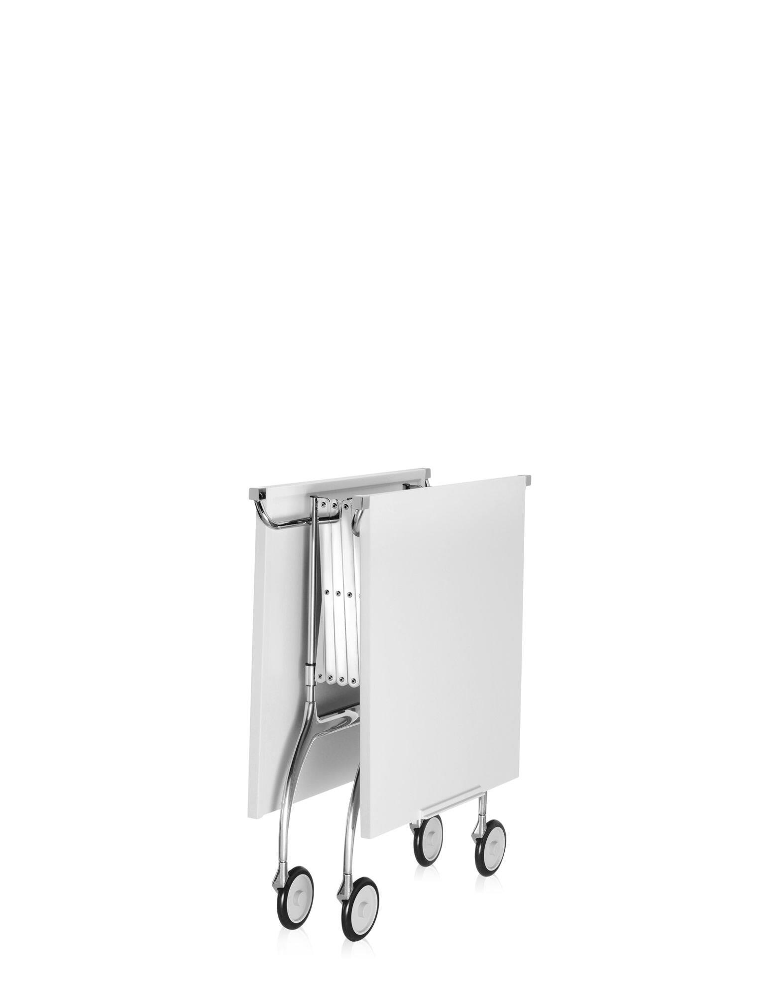 Kartell Trolleys BATTISTA METALLIZED WHITE | Kartell