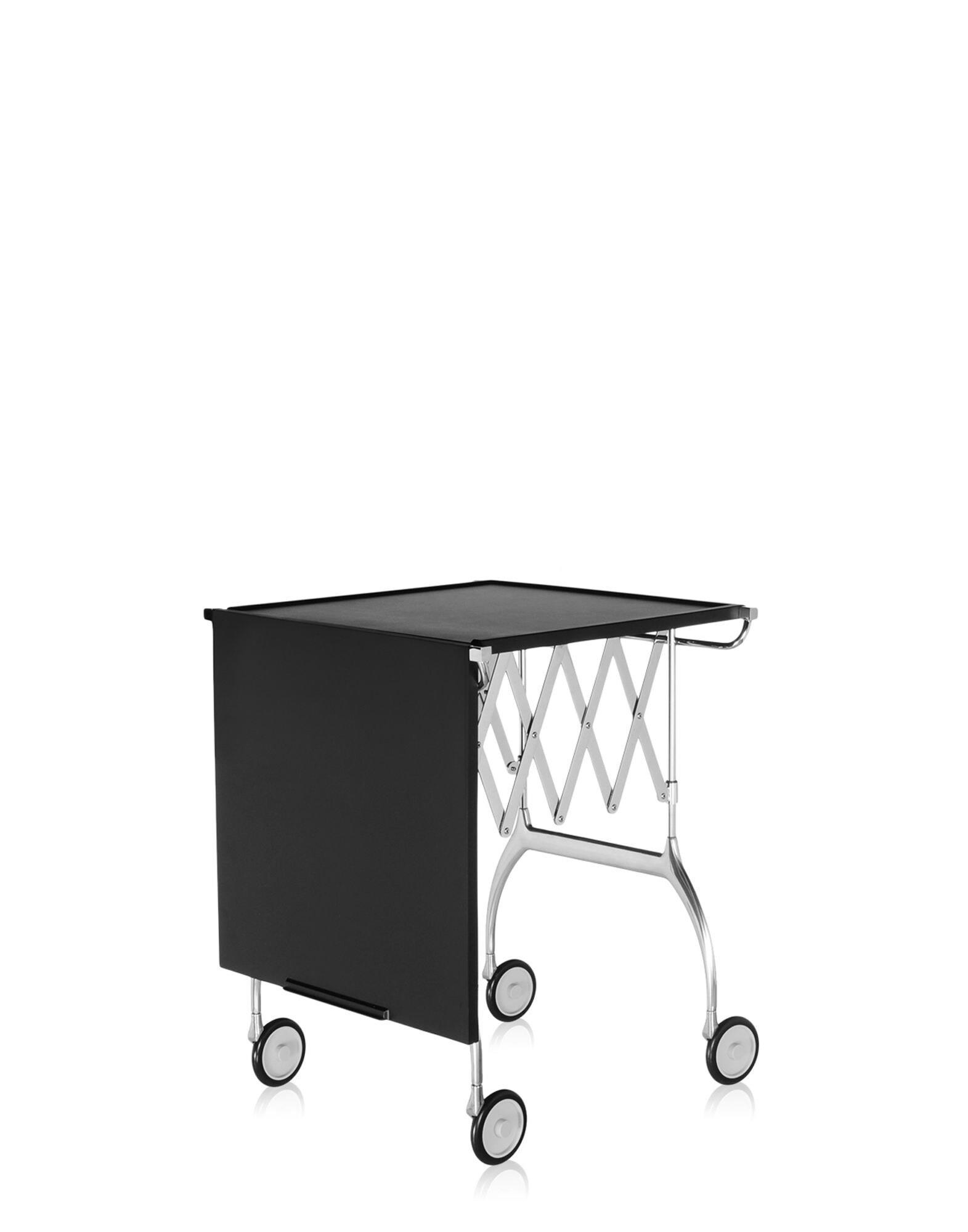 Kartell Trolleys BATTISTA METALLIZED BLACK | Kartell