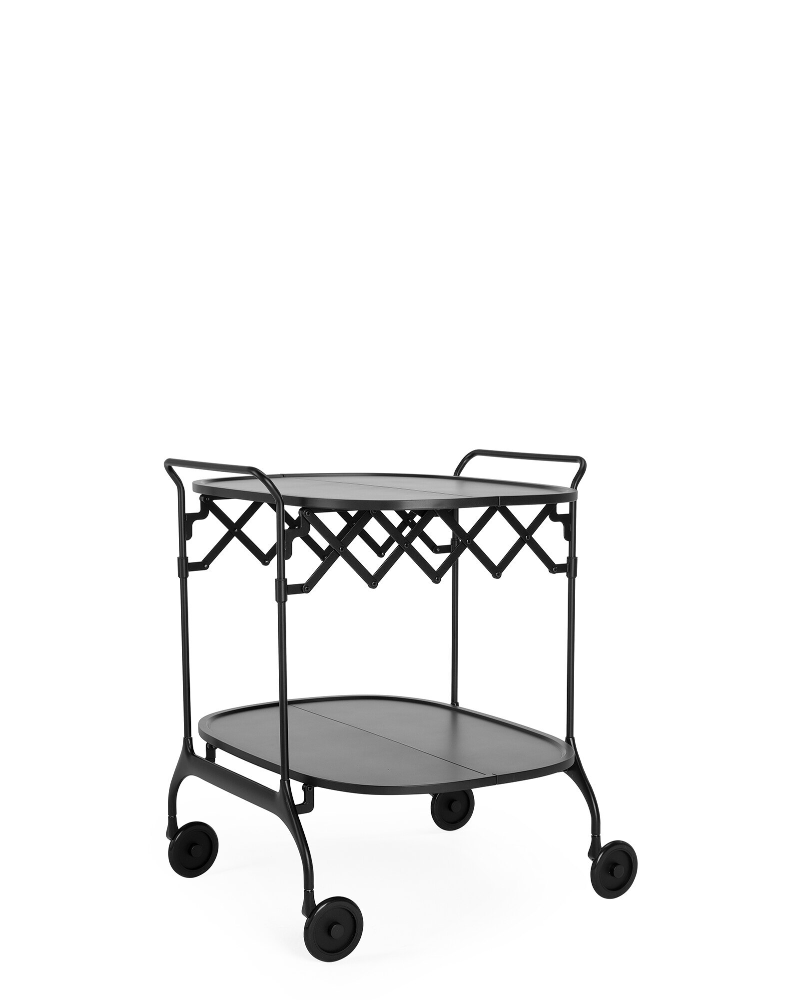 Kartell Trolleys GASTONE MAT BLACK | Kartell