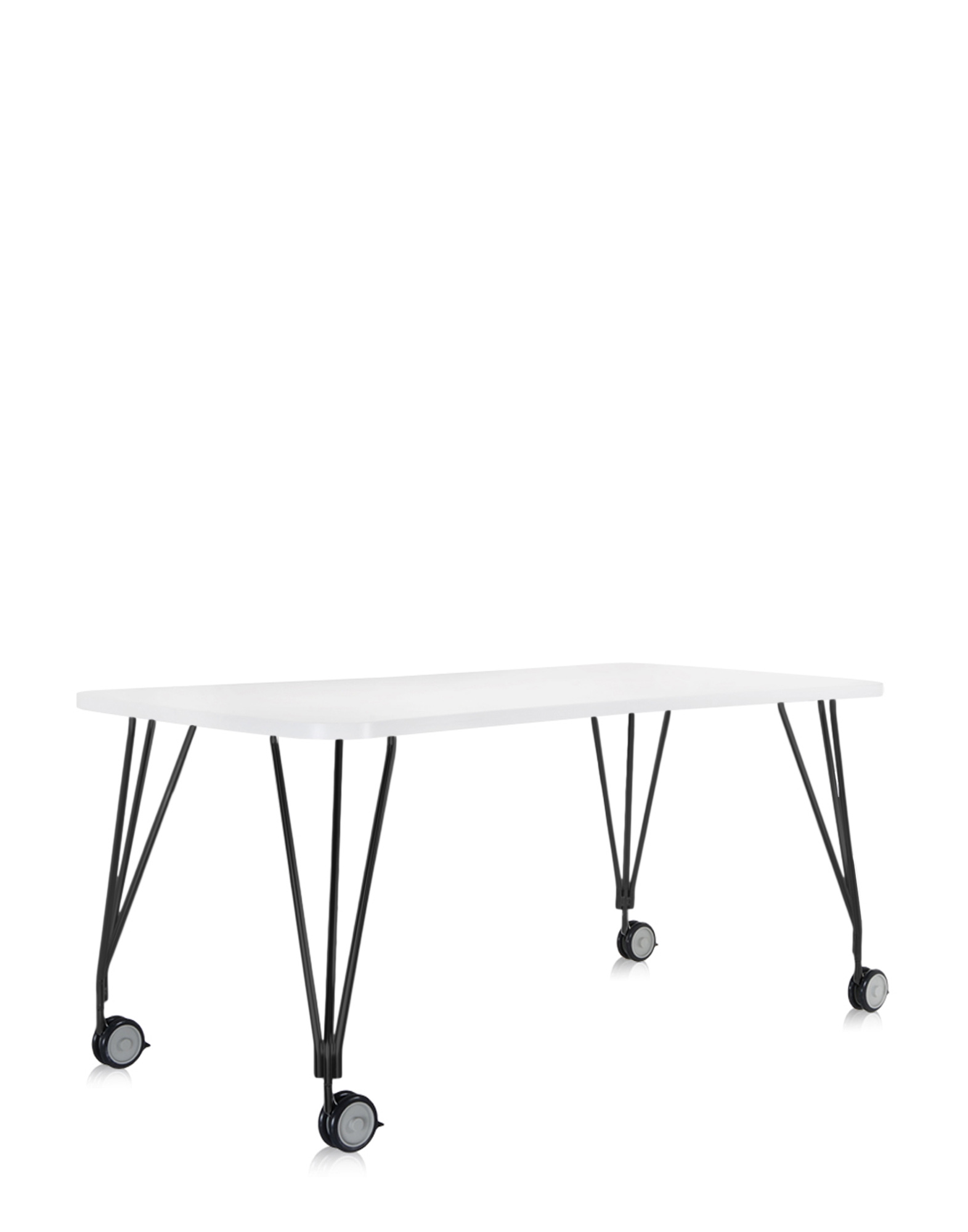 Kartell Desks MAX WHITE ZINC/BLACK | Kartell