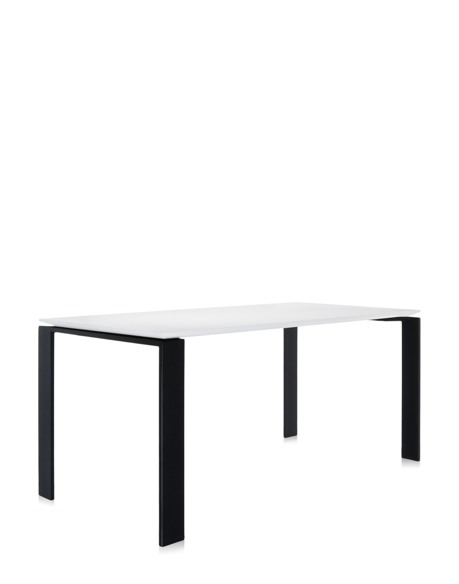 Kartell Desks FOUR Rectangular BLACK/WHITE | Kartell