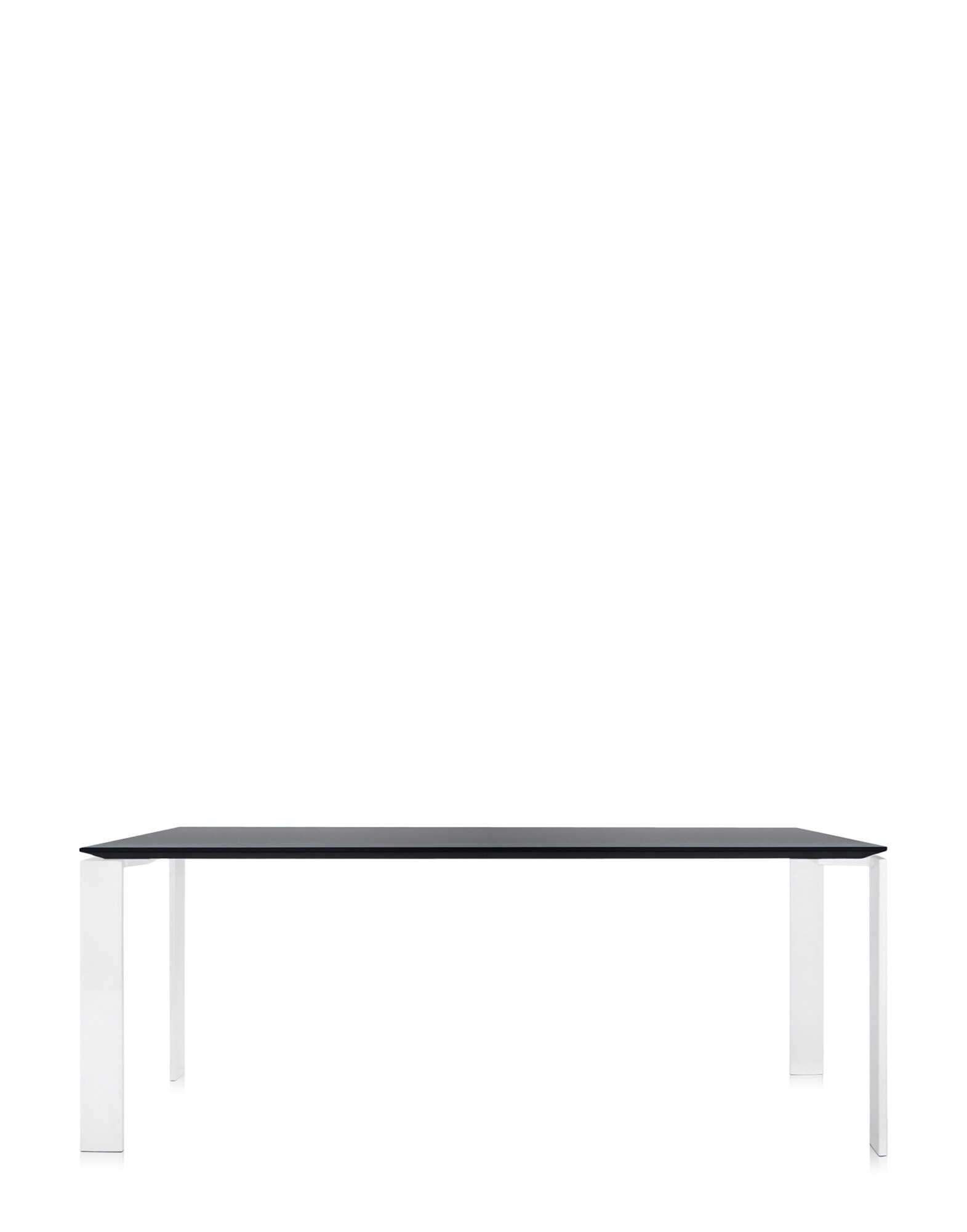 Kartell Desks FOUR Rectangular WHITE/BLACK | Kartell