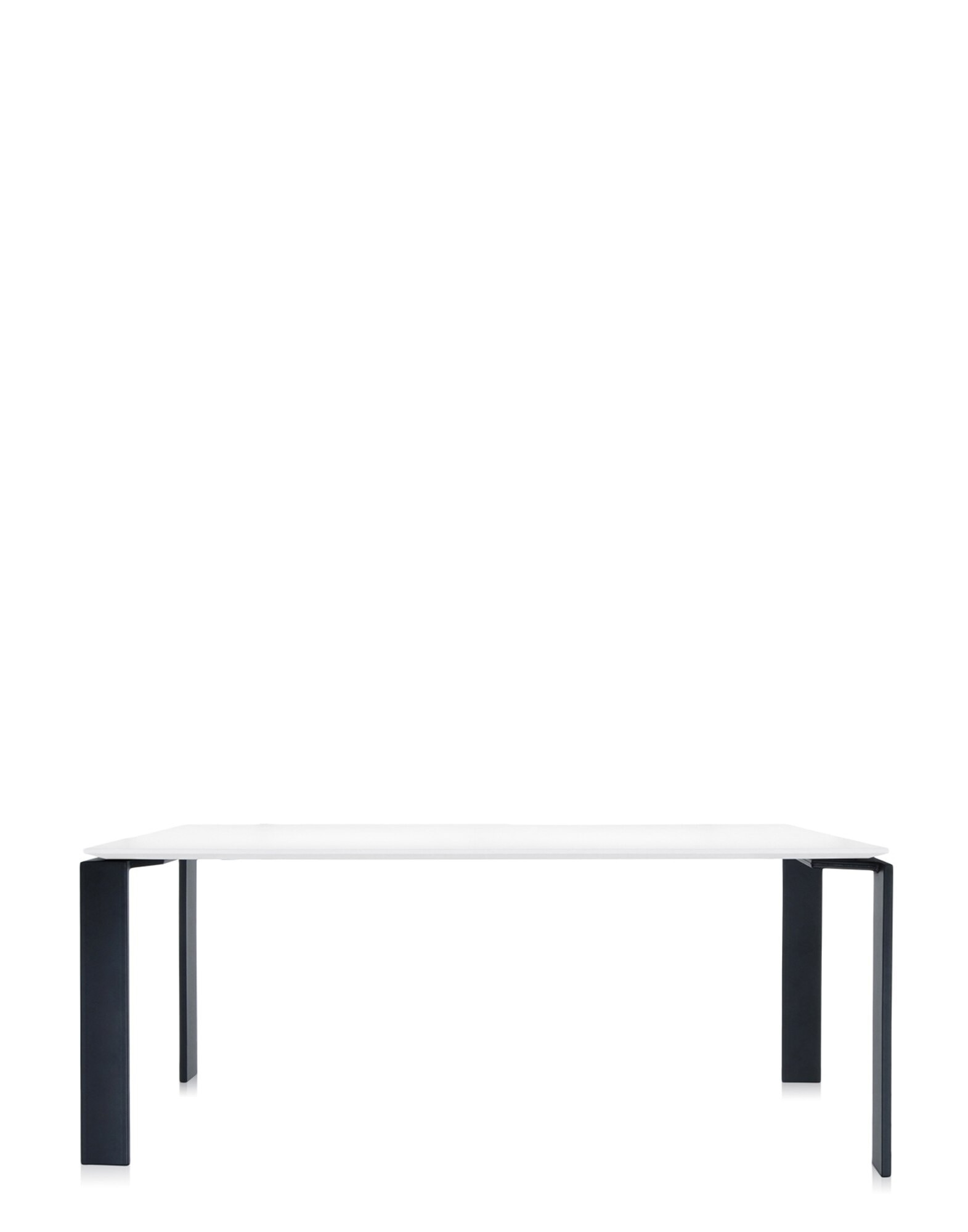 Kartell Desks FOUR Rectangular BLACK/WHITE | Kartell