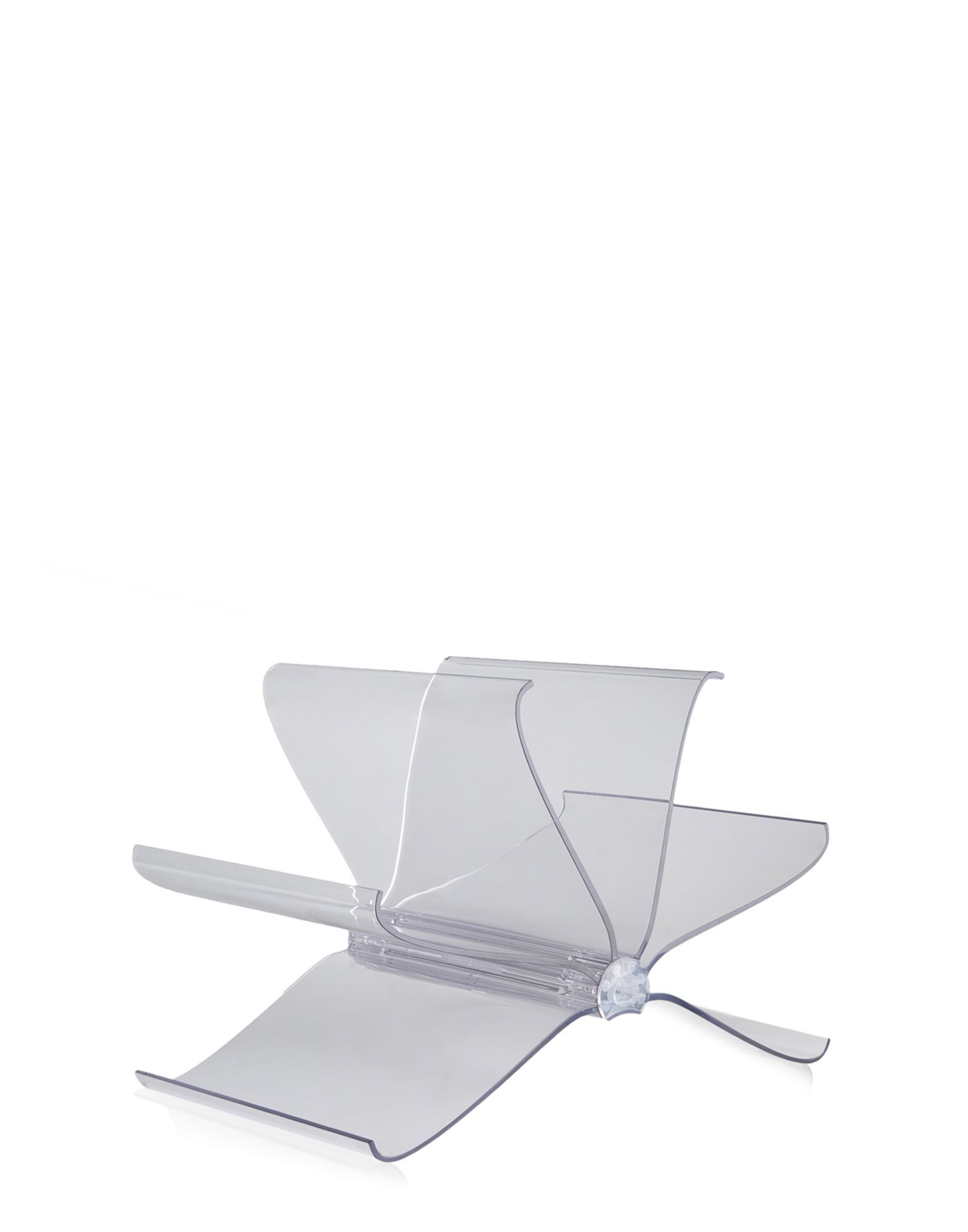 Kartell Magazine Racks FRONT PAGE CRYSTAL | Kartell