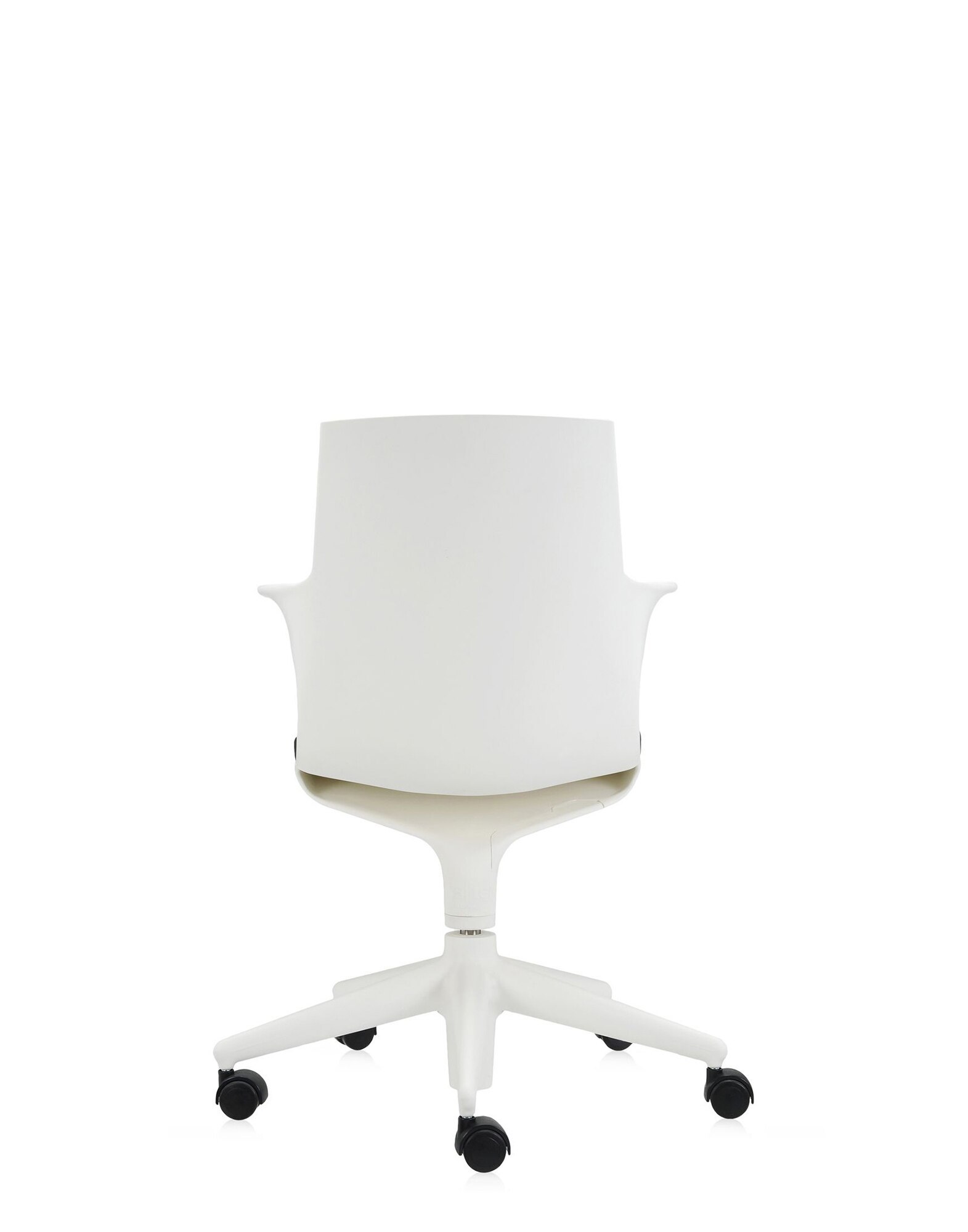 Kartell Small Armchairs SPOON CHAIR WHITE/BLACK | Kartell