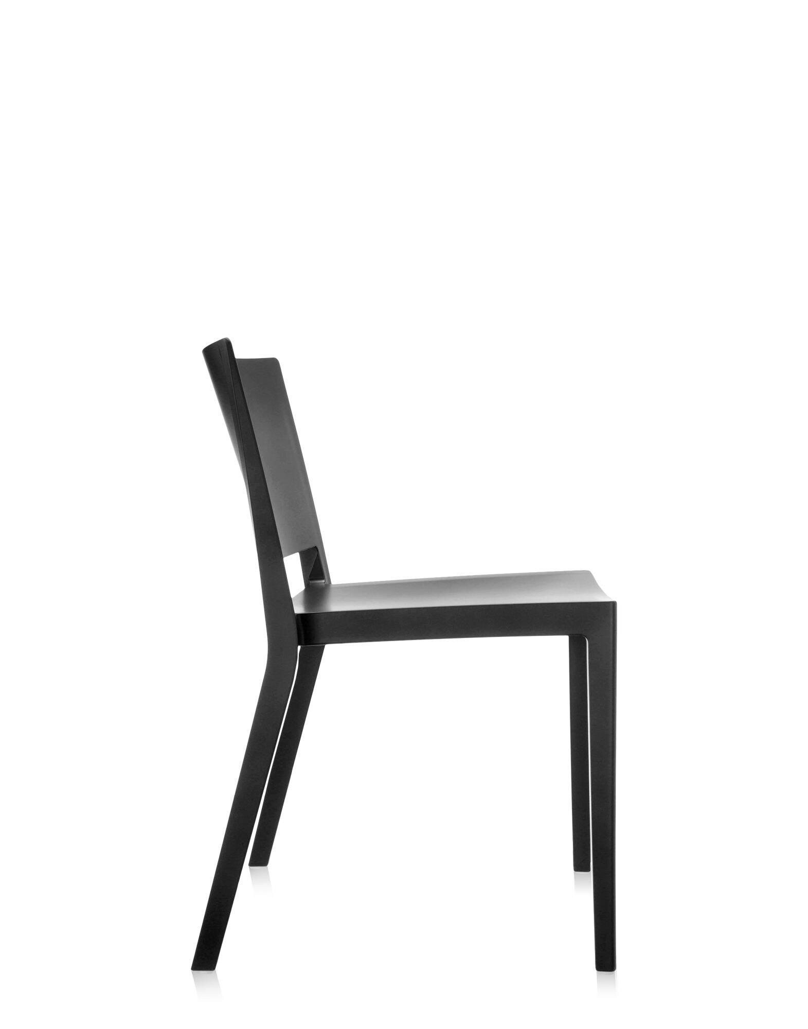 Kartell Chairs LIZZ MAT (2 chairs) BLACK | Kartell