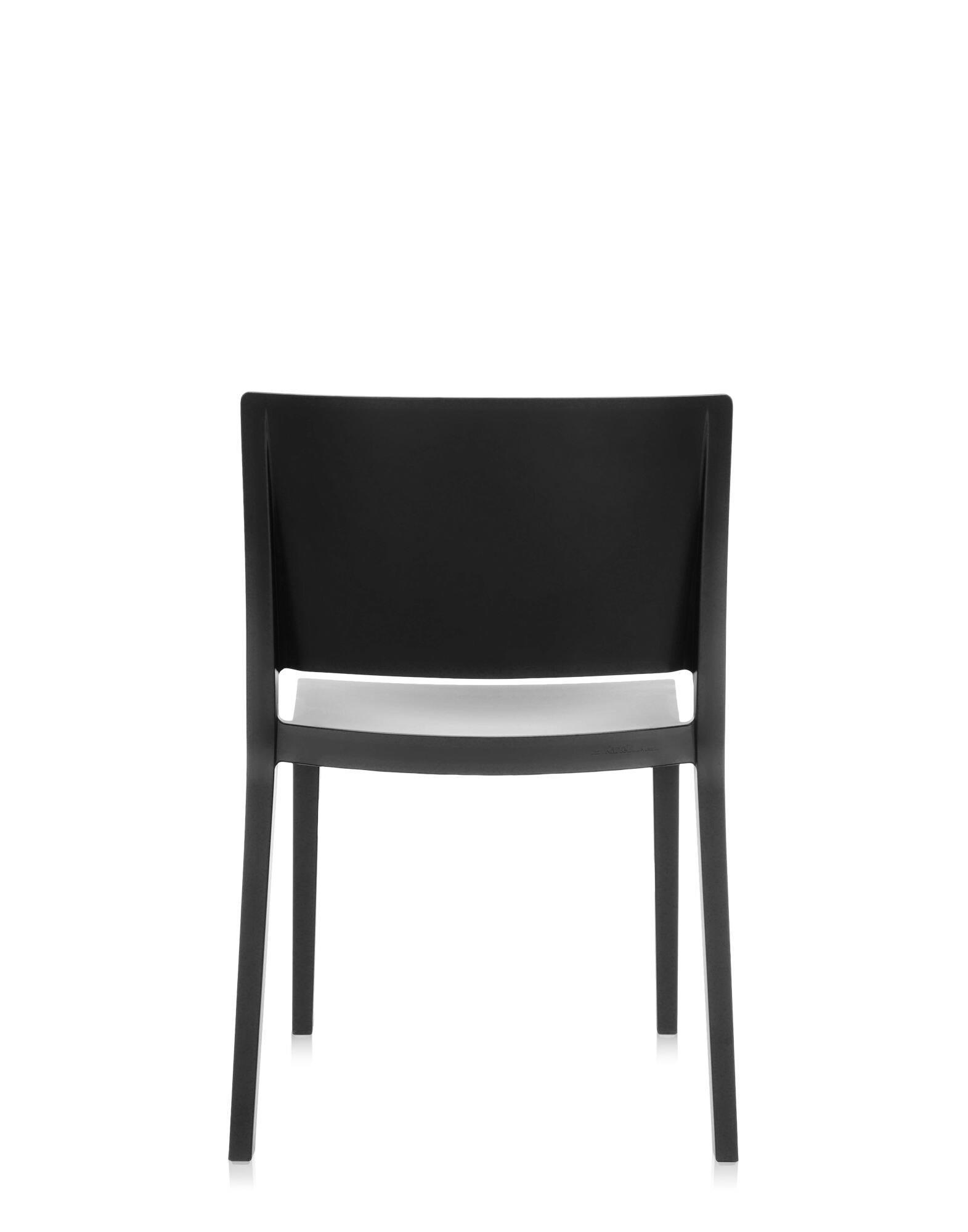 Kartell Chairs LIZZ MAT (2 chairs) BLACK | Kartell
