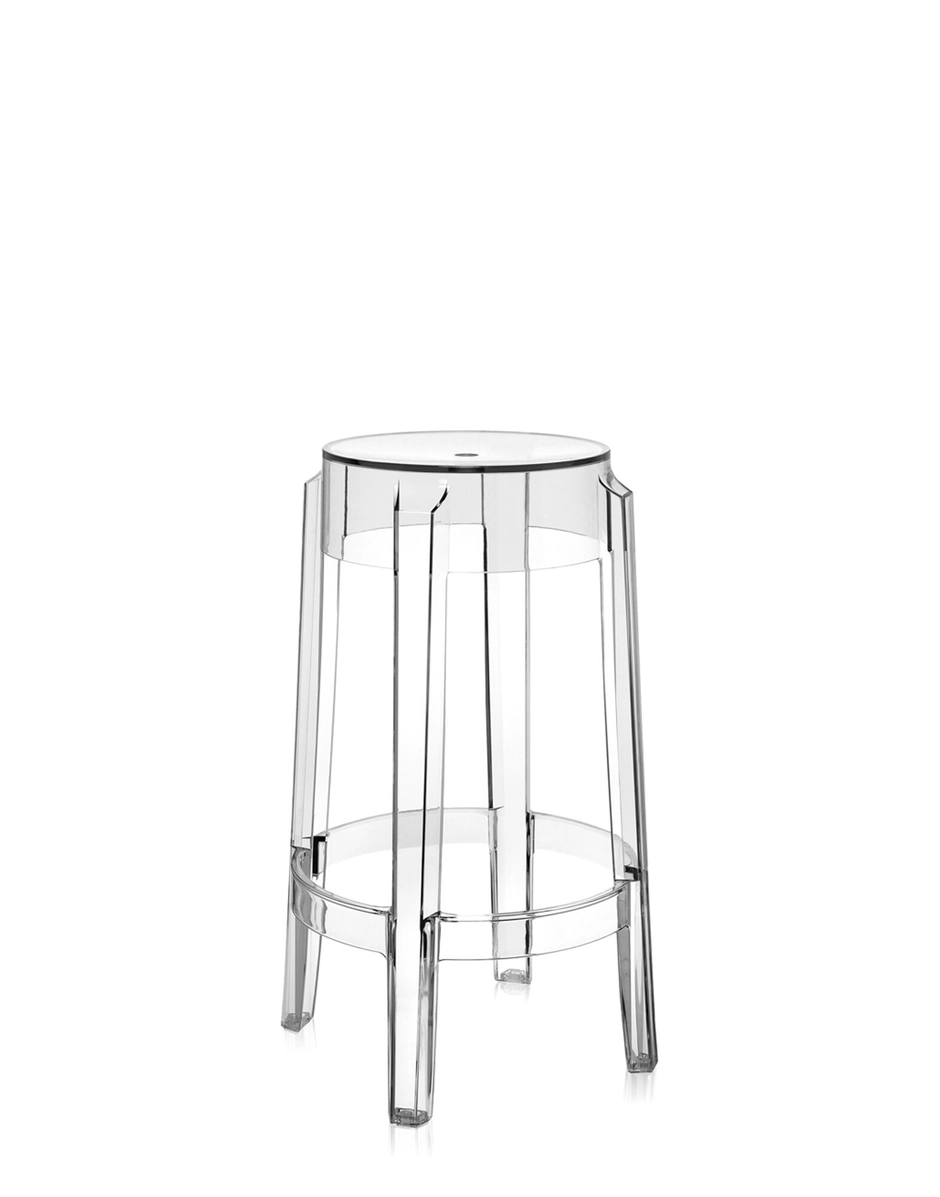 SGABELLO Charles Ghost Trasparente by Kartell - Smacrent