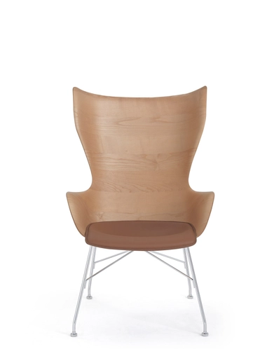 K/WOOD Legno Slatted Ash E Pelle KAR04917CC