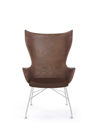K/WOOD Legno Slatted Ash E Pelle KAR04917SC