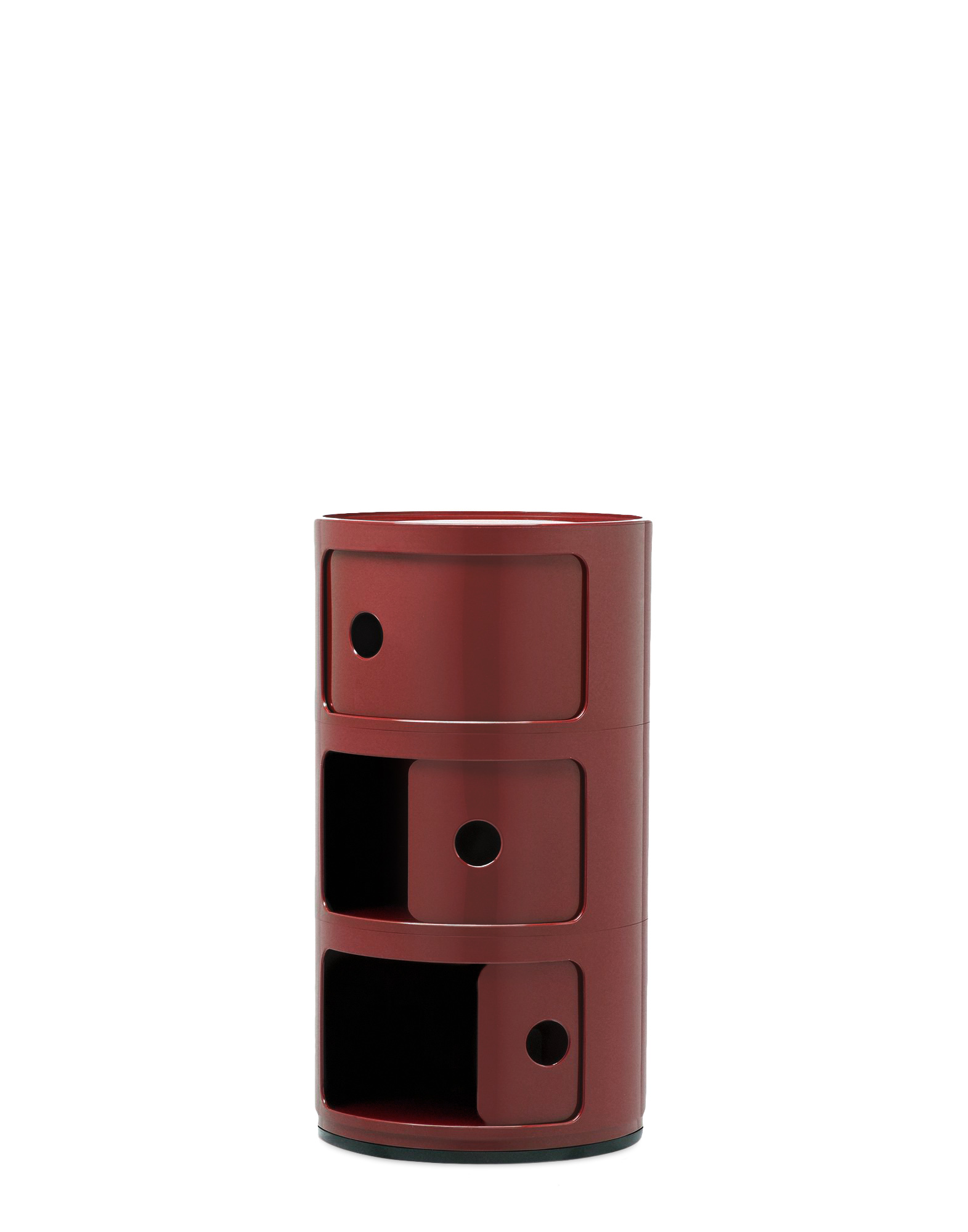 Kartell カルテル　Componibili3 Kartell Componibili 3 Metallic Container | AmbienteDirect