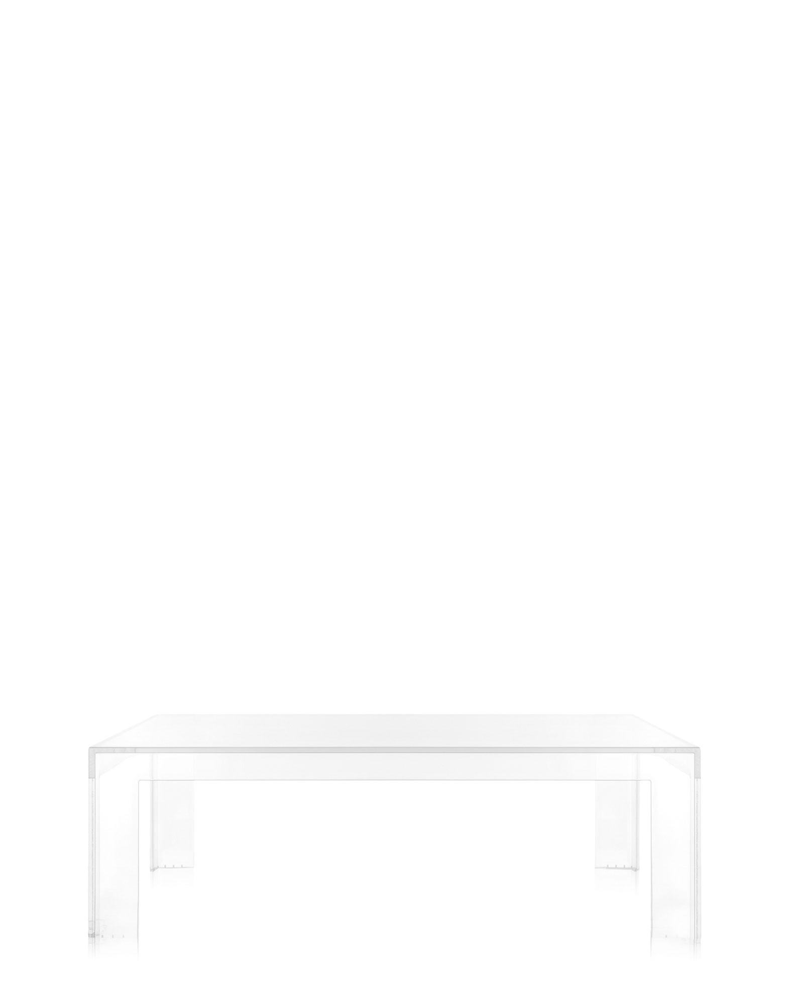 Kartell Coffee Tables INVISIBLE TABLE Low CRYSTAL | Kartell