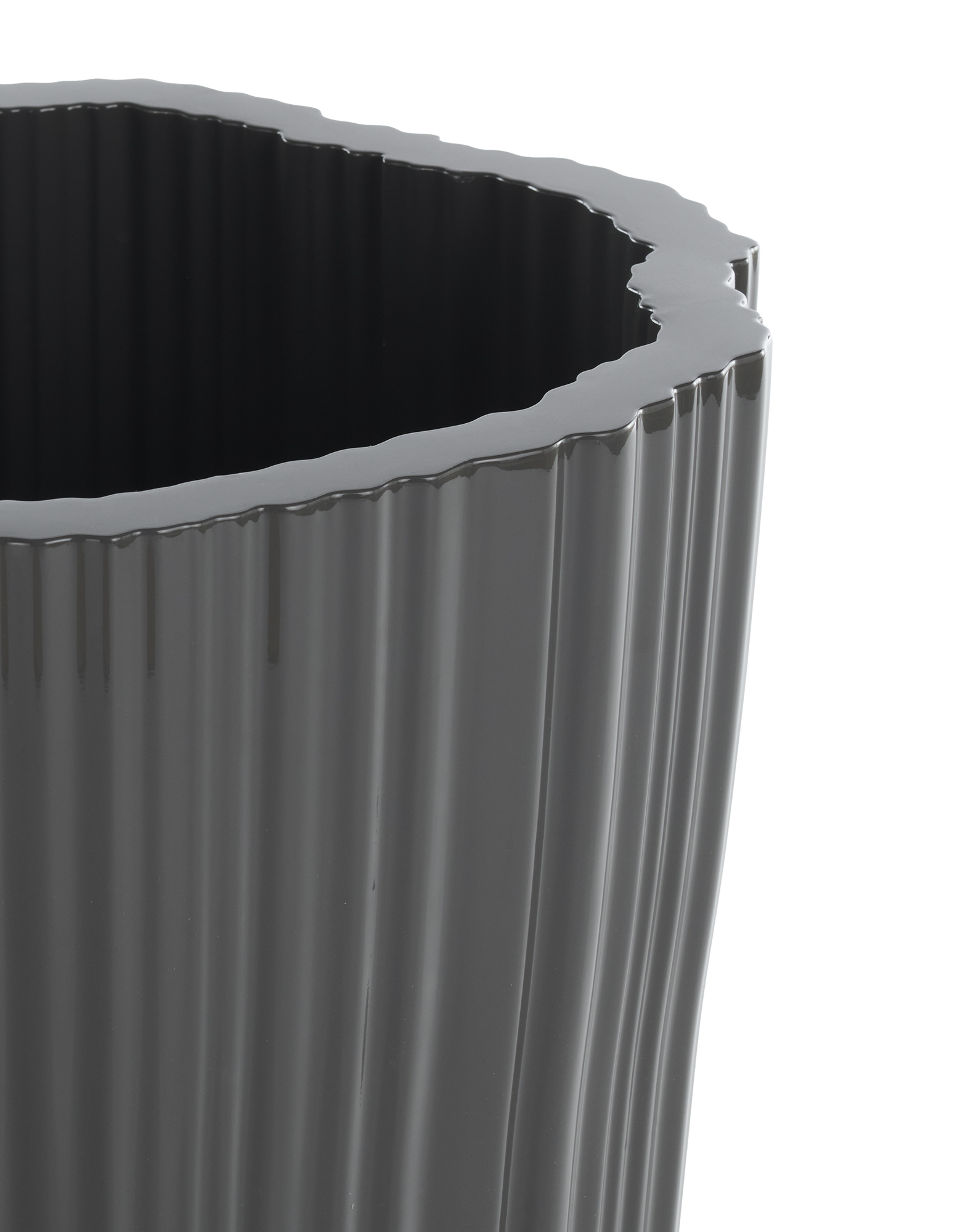 Kartell パニエ　スモーク Kartell Vases & Maxi Vases CORTEZA Cachepot CHARCOAL | Kartell