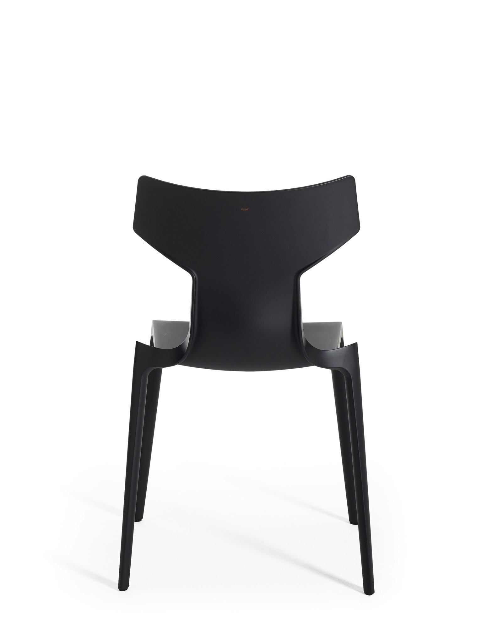 Kartell Chairs RE-CHAIR powered by Illy (2 chairs) BLACK | Kartell