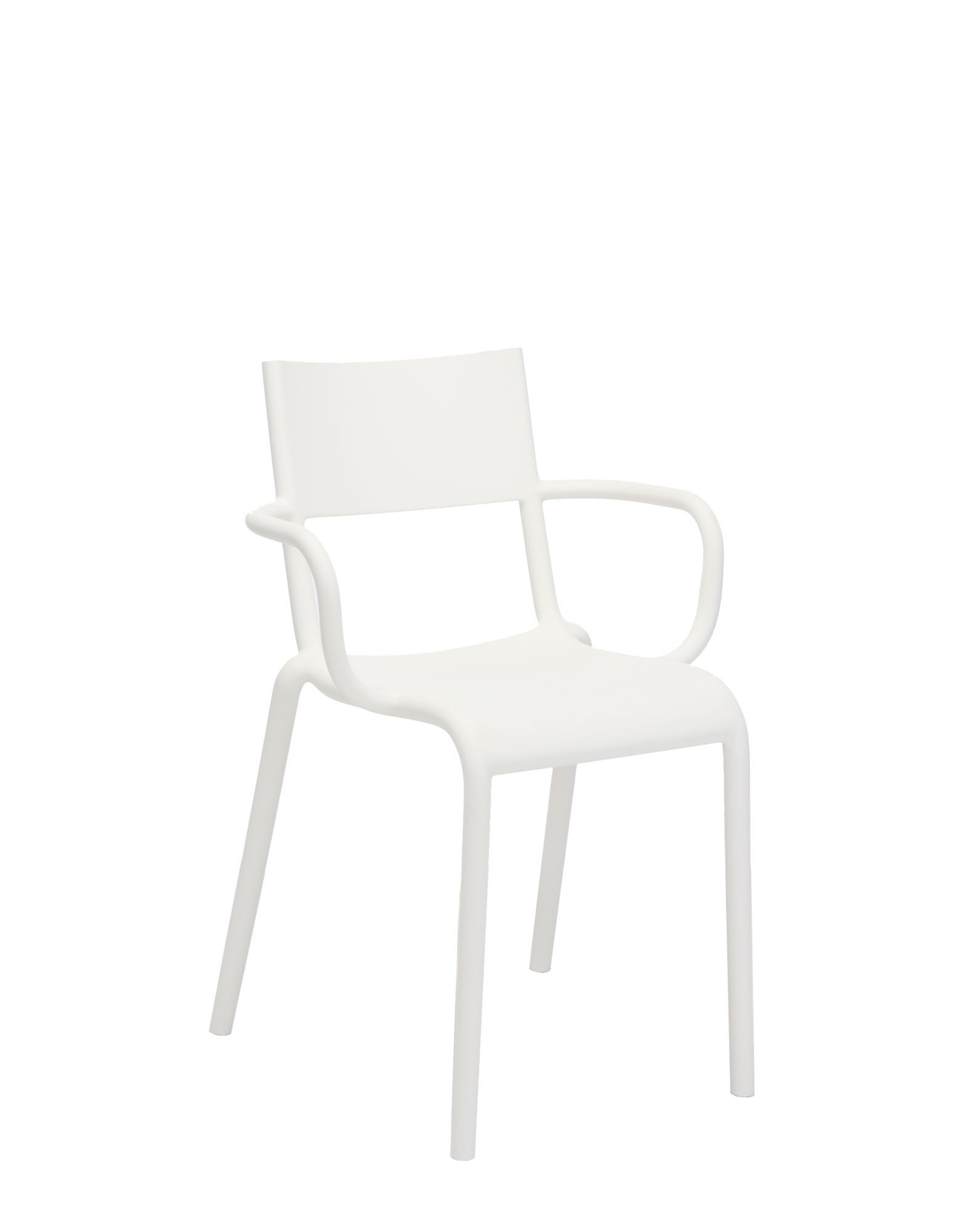 Kartell Chairs GENERIC A (2 chairs) WHITE | Kartell Kartell Chairs GENERIC A (2 chairs) WHITE | Kartell