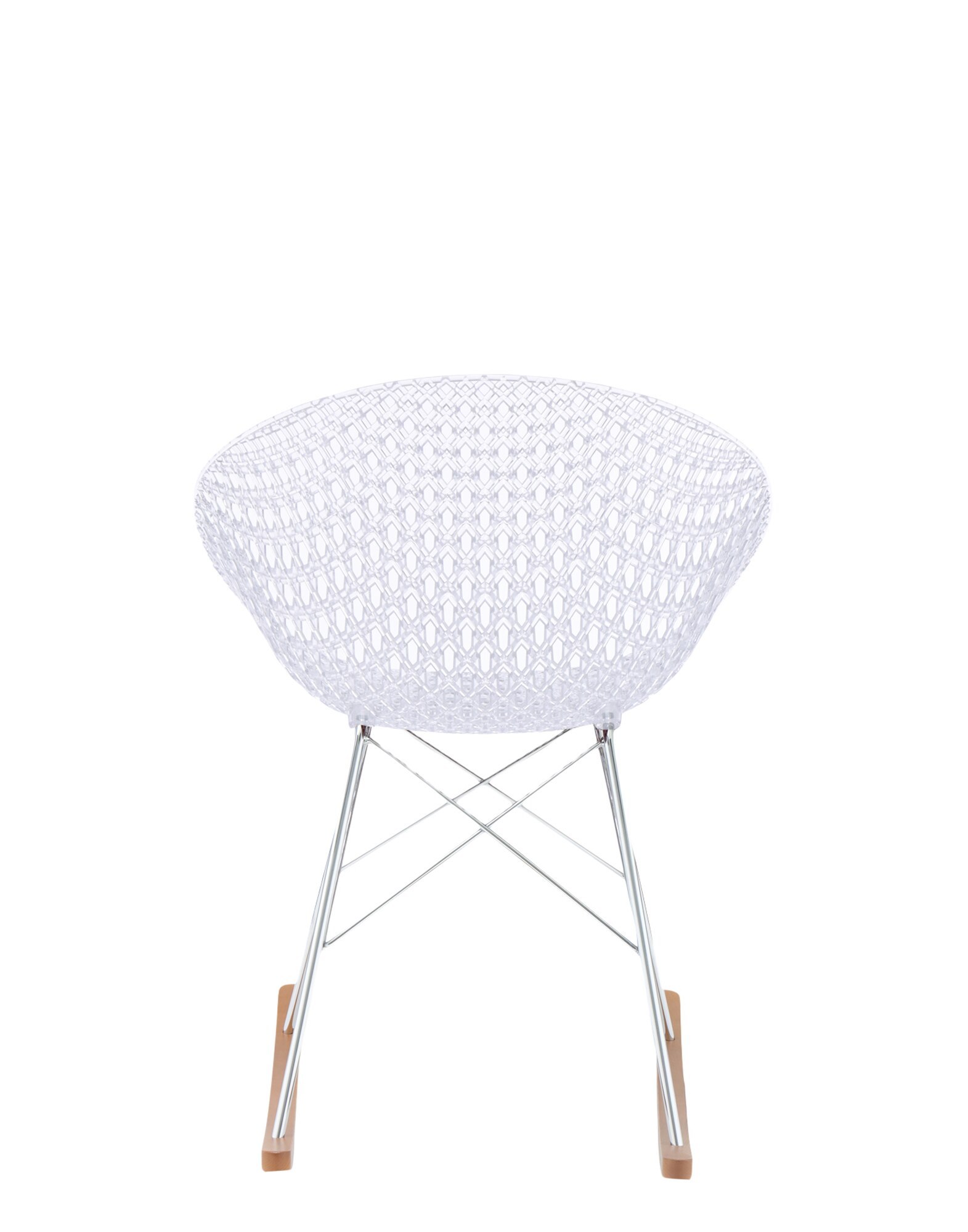 Kartell Small Armchairs SMATRIK Dondolo (2 chairs) CRYSTAL/CHROME