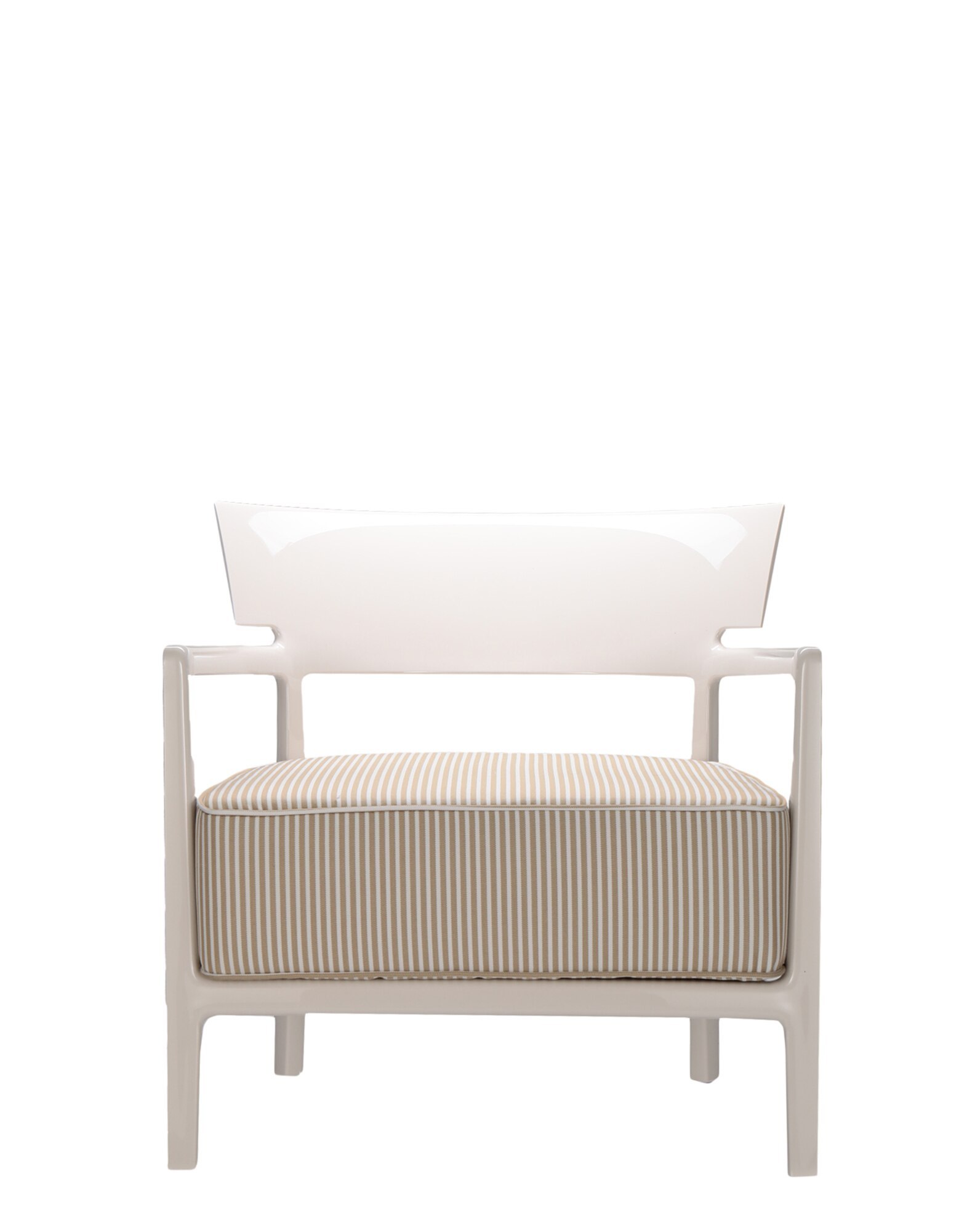 Kartell Armchairs CARA Outdoor IVORY DYED FIBER BEIGE Kartell